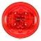 Truck-Lite 30 Series, Low Profile, Led, Red Round, 6 Diode, Marker Clearance Light, Pc, Fit 'N Forget M/C, 12V 30385R - alternate 1